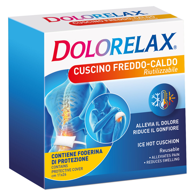 DOLORELAX ICE HOT CUSCINO RIUTILIZZABILE 11X26 CM 2 PEZZI - Farmacia Murachelli Di Putelli dr. Giovanni