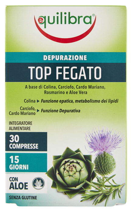 TOP FEGATO CON ALOE 30 COMPRESSE - Farmacia Murachelli Di Putelli dr. Giovanni