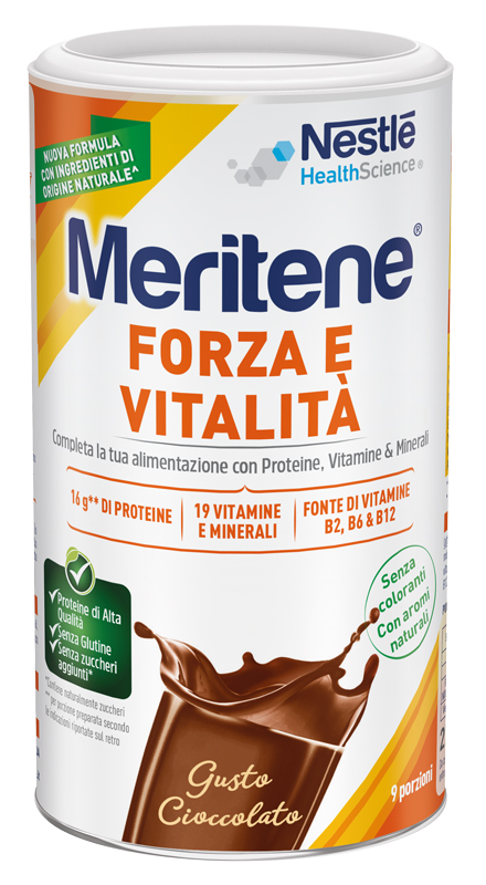 MERITENE FORZA E VITALITA' CIOCCOLATO 270 G - Farmacia Murachelli Di Putelli dr. Giovanni