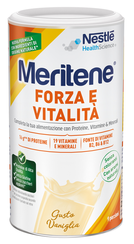 MERITENE FORZA E VITALITA' VANIGLIA 270 G - Farmacia Murachelli Di Putelli dr. Giovanni