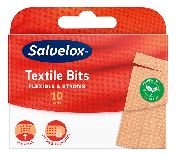 CEROTTO SALVELOX TEXTILE BITS 10CM 10 PEZZI - Farmacia Murachelli Di Putelli dr. Giovanni