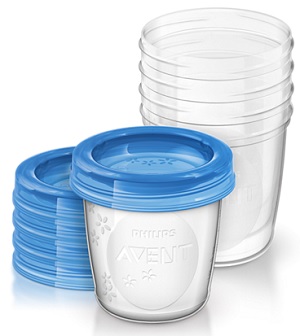 AVENT VASETTI VIA COPERCHIO 180 ML 5 PEZZI - Farmacia Murachelli Di Putelli dr. Giovanni