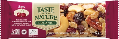 TASTE OF NATURE BARRETTA ALLE CILIEGIE E ALLE NOCI PECAN BIO VEGAN 40 G - Farmacia Murachelli Di Putelli dr. Giovanni