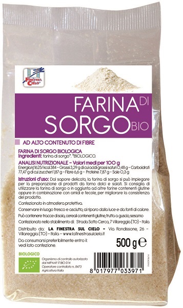 FSC FARINA DI SORGO BIO AD ALTO CONTENUTO DI FIBRA 500 G - Farmacia Murachelli Di Putelli dr. Giovanni