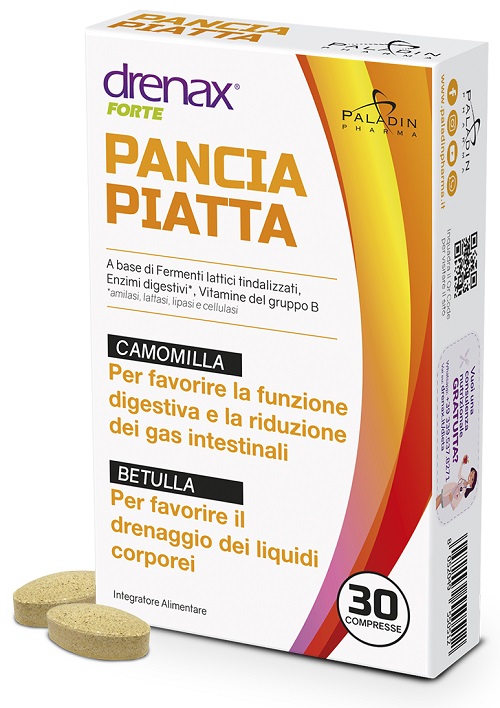 DRENAX FORTE PANCIA PIATTA 30 COMPRESSE - Farmacia Murachelli Di Putelli dr. Giovanni