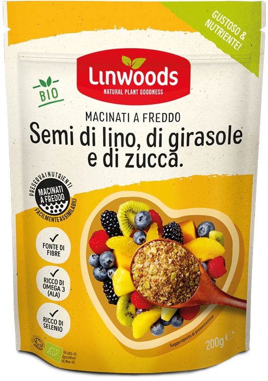 SEMI DI LINO GIRASOLE/ZUCCA MACINATI 200G - Farmacia Murachelli Di Putelli dr. Giovanni