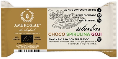 UBERBAR CHOCO SPIRULINA GOJI BIO 35 G - Farmacia Murachelli Di Putelli dr. Giovanni