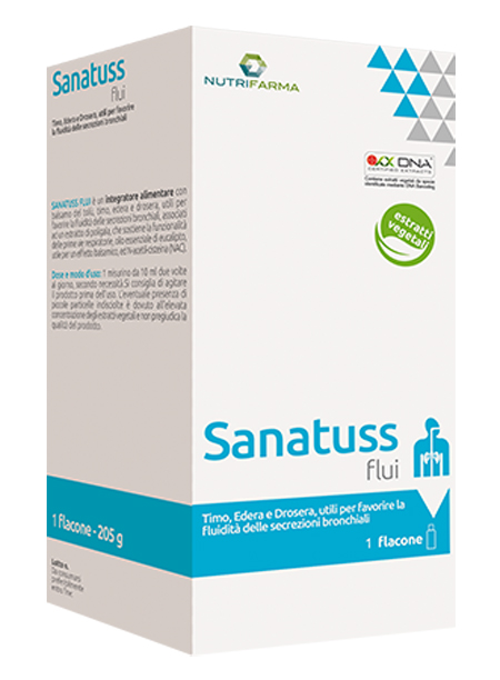 NUTRIFARMA SANATUSS FLUI 170 ML - Farmacia Murachelli Di Putelli dr. Giovanni