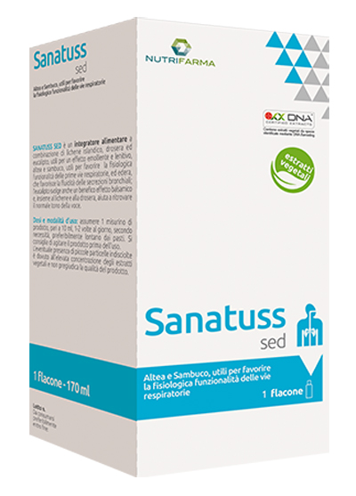 NUTRIFARMA SANATUSS SED 170 ML - Farmacia Murachelli Di Putelli dr. Giovanni