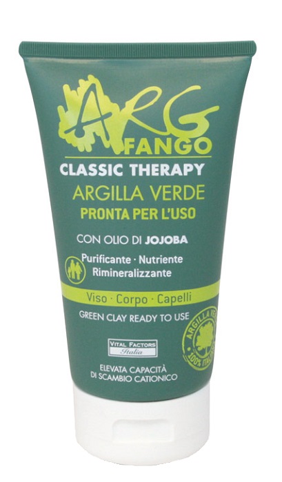 ARGFANGO CLASSIC THERAPY ARGILLA VERDE PRONTA PER L'USO PER VISO CORPO E CAPELLI 150 ML - Farmacia Murachelli Di Putelli dr. Giovanni