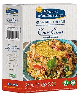 PIACERI MEDITERRANEI COUS COUS DI MAIS 375 G - Farmacia Murachelli Di Putelli dr. Giovanni