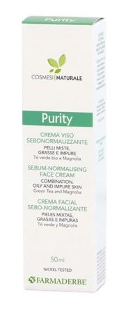 PURITY CREMA VISO SEBONORMALIZZANTE 50 ML - Farmacia Murachelli Di Putelli dr. Giovanni