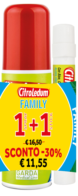CITROLEDUM FAMILY KIT SPRAY 75 ML + STICK 10 ML - Farmacia Murachelli Di Putelli dr. Giovanni