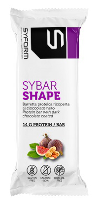 SYBAR SHAPE BARRETTA PROTEICA RICOPERTA FICHI/ARACHIDI 50 G - Farmacia Murachelli Di Putelli dr. Giovanni