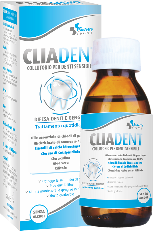 CLIADENT COLLUTORIO DENTI SENSIBILI 200 ML - Farmacia Murachelli Di Putelli dr. Giovanni