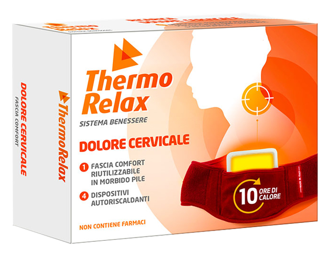 THERMORELAX FASCIA DOLORE CERVICALE+4 DISPOSITIVI AUTORISCALDANTI - Farmacia Murachelli Di Putelli dr. Giovanni