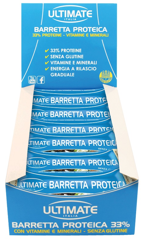 ULTIMATE BARRETTA PROTEICA GUSTO VANIGLIA E COOKIES 24 PEZZI - Farmacia Murachelli Di Putelli dr. Giovanni