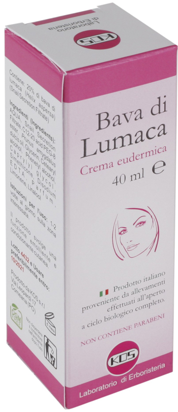 BAVA DI LUMACA CREMA EUDERMICA 40 ML - Farmacia Murachelli Di Putelli dr. Giovanni