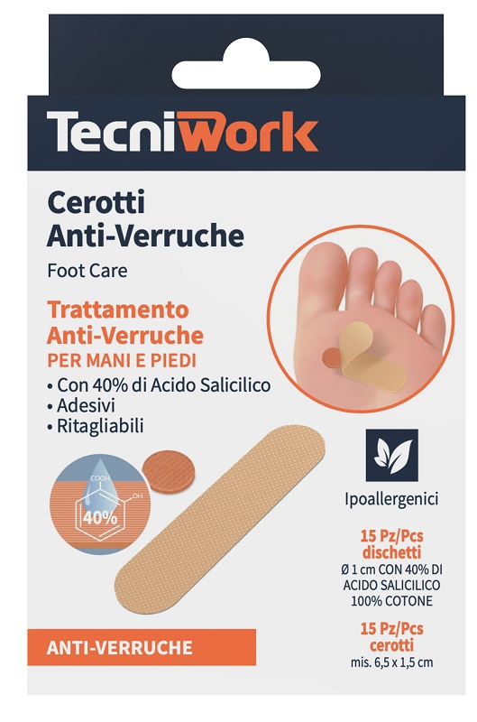 CEROTTO ANTI VERRUCHE PIEDI 15 + 15 PEZZI - Farmacia Murachelli Di Putelli dr. Giovanni