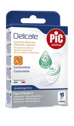 CEROTTO PIC DELICATE 25X72 MM ANTIBATTERICO 10 PEZZI - Farmacia Murachelli Di Putelli dr. Giovanni