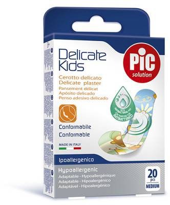 CEROTTO PIC DELICATE KIDS ANTIBATTERICO 20 PEZZI - Farmacia Murachelli Di Putelli dr. Giovanni