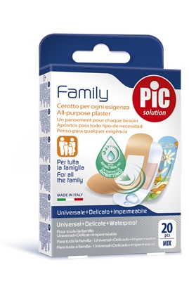 CEROTTO PIC STRIP FAMILY 20 PEZZI ANTIBATTERICO CON TAMPONE - Farmacia Murachelli Di Putelli dr. Giovanni