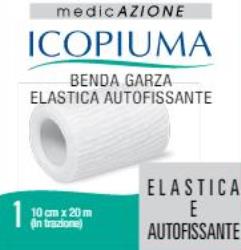 ICOPIUMA BENDA GARZA ELASTICA AUTOFISSANTE CM 10X20 MT - Farmacia Murachelli Di Putelli dr. Giovanni