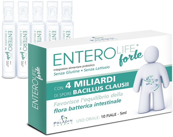 ENTEROLIFE FORTE 4 MILIARDI 10 FIALE DA 5 ML - Farmacia Murachelli Di Putelli dr. Giovanni