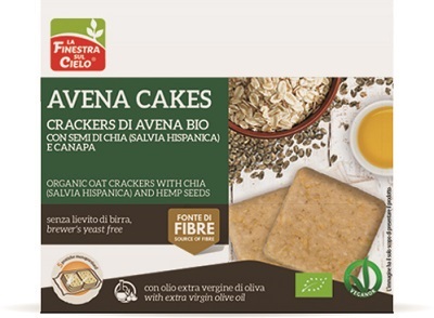 FSC AVENACAKES CRACKERS DI AVENA CON SEMI DI CANAPA E CHIA BIO VEGAN SENZA LIEVITO DI BIRRA AD ALTO CONTENUTO DI FIBRA 250 G - Farmacia Murachelli Di Putelli dr. Giovanni