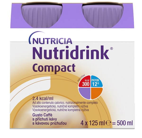 NUTRICIA NUTRIDRINK COMPACT GUSTO CAFFE' 4 BOTTIGLIE DA 125 ML - Farmacia Murachelli Di Putelli dr. Giovanni