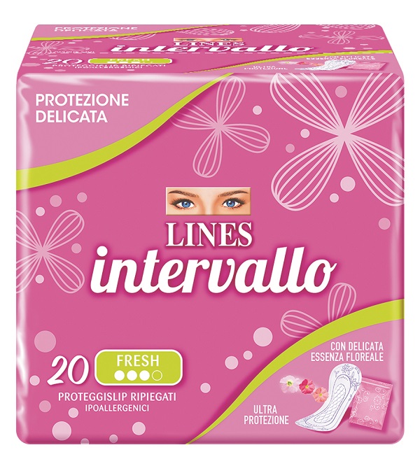 PROTEGGISLIP LINES INTERVALLO FRESH RIPIEGATO 20 PEZZI - Farmacia Murachelli Di Putelli dr. Giovanni