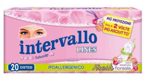 LINES INTERVALLO PROTEGGISLIP FRESH DISTESO 20 PEZZI - Farmacia Murachelli Di Putelli dr. Giovanni