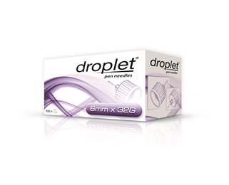 AGO PER PENNA DA INSULINA DROPLET 32 GAUGE 6 MM 100 PEZZI - Farmacia Murachelli Di Putelli dr. Giovanni