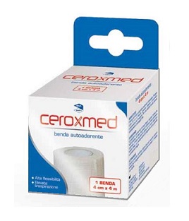BENDA ELASTICA AUTOADERENTE CEROXMED 4 X 400 CM 1 PEZZO - Farmacia Murachelli Di Putelli dr. Giovanni