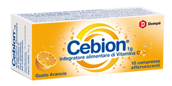 CEBION EFFERVESCENTI VITAMINA C ARANCIA 10 COMPRESSE - Farmacia Murachelli Di Putelli dr. Giovanni