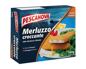 PESCANOVA MERLUZZO CROCCANTE PANATO SURGELATO 3 FILETTI 340 G - Farmacia Murachelli Di Putelli dr. Giovanni