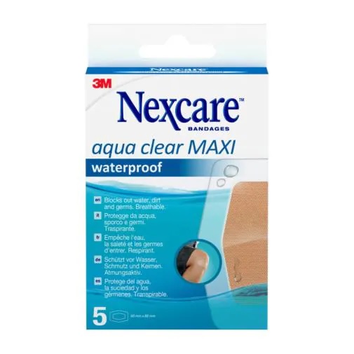 CEROTTO NEXCARE AQUA 360 60X89 MAXI 5 PEZZI - Farmacia Murachelli Di Putelli dr. Giovanni
