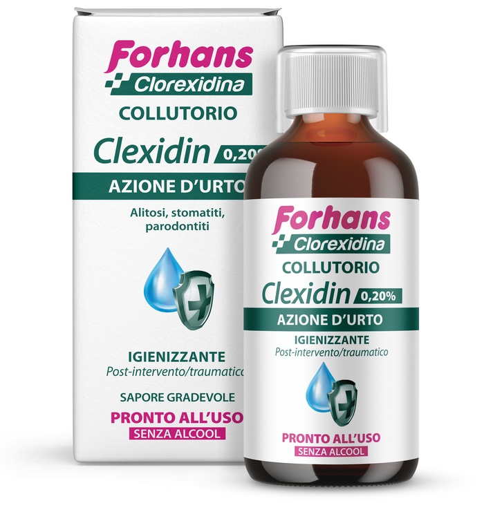 FORHANS CLEXIDIN 0,20 SENZA ALCOOL 200 ML - Farmacia Murachelli Di Putelli dr. Giovanni