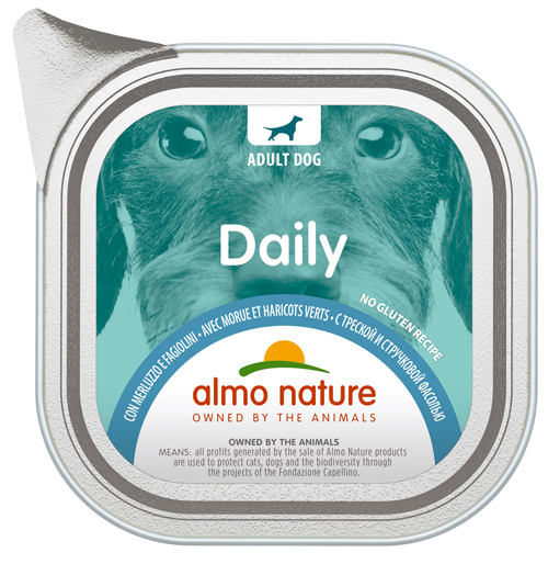 DAILY MENU DOGS MERLUZZO/FAGIOLINI 100 G - Farmacia Murachelli Di Putelli dr. Giovanni