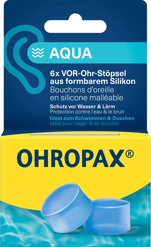 OHROPAX SILICON AQUA TAPPI AURICOLARI 6 PEZZI - Farmacia Murachelli Di Putelli dr. Giovanni