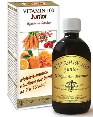 VITAMIN 100 JUNIOR LIQUIDO ANALCOLICO 500 ML - Farmacia Murachelli Di Putelli dr. Giovanni