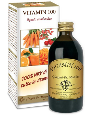 VITAMIN 100 LIQUIDO ANALCOLICO 200 ML - Farmacia Murachelli Di Putelli dr. Giovanni