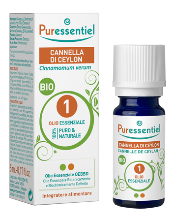 PURESSENTIEL CANNELLA OLIO ESSENZIALE BIO 5 ML - Farmacia Murachelli Di Putelli dr. Giovanni