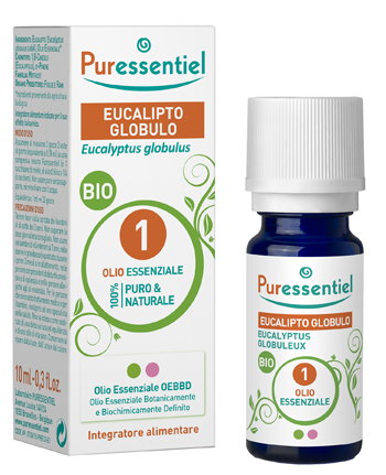 PURESSENTIEL EUCALIPTO GLOBULO OLIO ESSENZIALE BIO 10 ML - Farmacia Murachelli Di Putelli dr. Giovanni