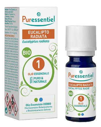 PURESSENTIEL EUCALIPTO RADIATA OLIO ESSENZIALE BIO 10 ML - Farmacia Murachelli Di Putelli dr. Giovanni