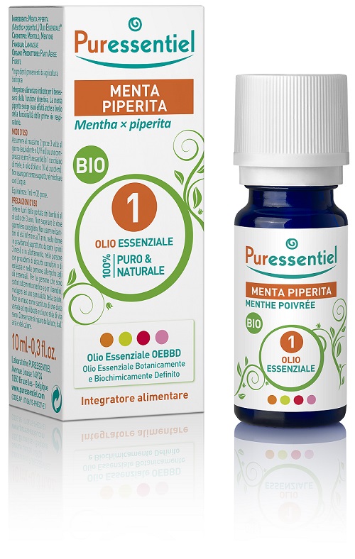 PURESSENTIEL MENTA PIPERITA OLIO ESSENZIALE BIO 10 ML - Farmacia Murachelli Di Putelli dr. Giovanni