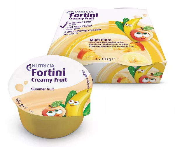 FORTINI CREAMY FRUIT MULTI FIBRE FRUTTI GIALLI 4X100 G - Farmacia Murachelli Di Putelli dr. Giovanni