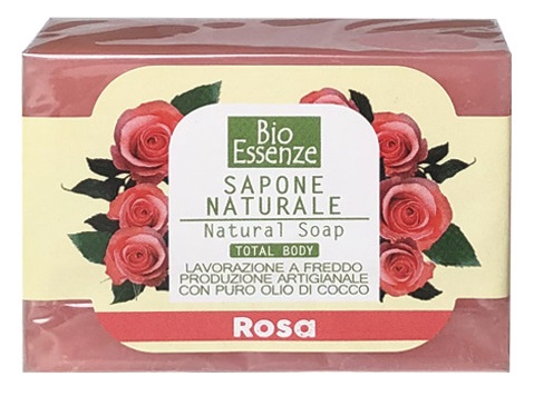 BIO ESSENZE SAPONE NATURALE ROSA 100 G - Farmacia Murachelli Di Putelli dr. Giovanni