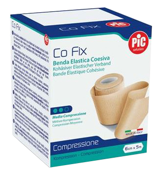 BENDA ELASTICA PIC CO FIX AUTOADESIVA 12X5CM MEDIUM - Farmacia Murachelli Di Putelli dr. Giovanni