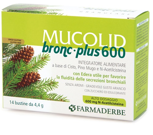 MUCOLID BRONC PLUS 600 14 BUSTINE - Farmacia Murachelli Di Putelli dr. Giovanni